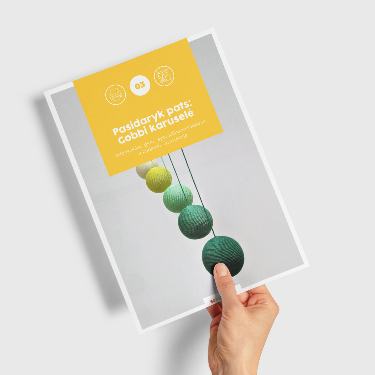 Pasidaryk pats: Gobbi karuselė kūdikiui