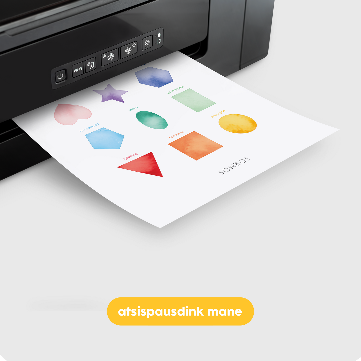 Atsispausdink pats: plakatas FORMOS