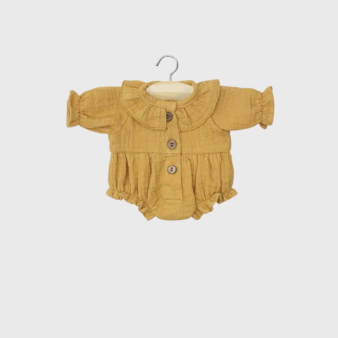 Minikane 34-37 cm. Clothes - yellow romper