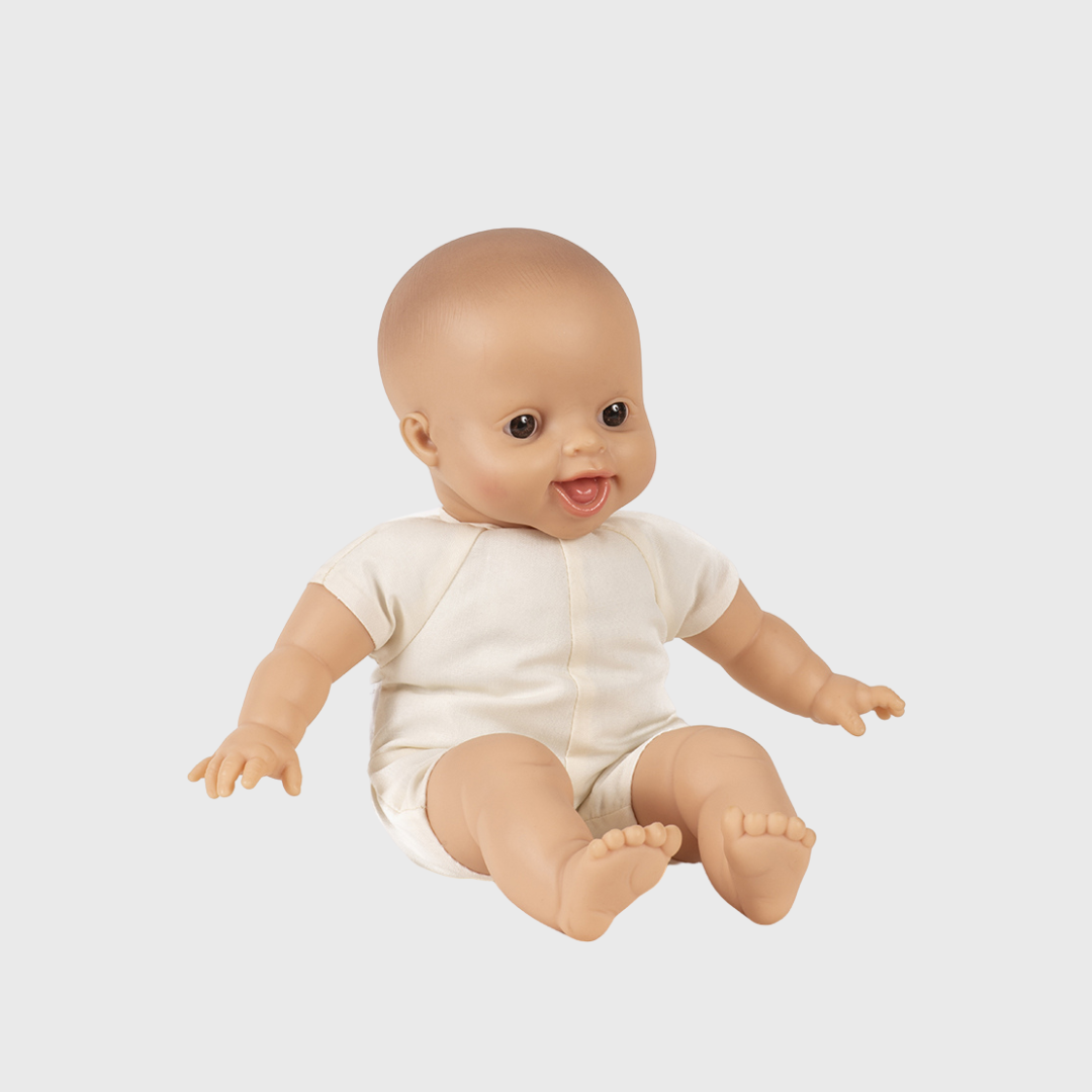 Minikane Baby 28 cm lėlė minkštu kūnu - Leo/Liv