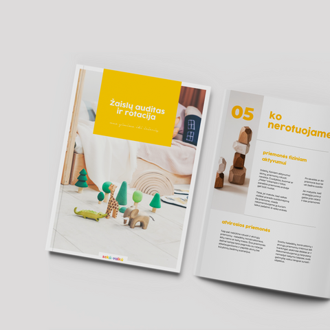 Žaislų auditas ir rotacija - informacinė atmintinė