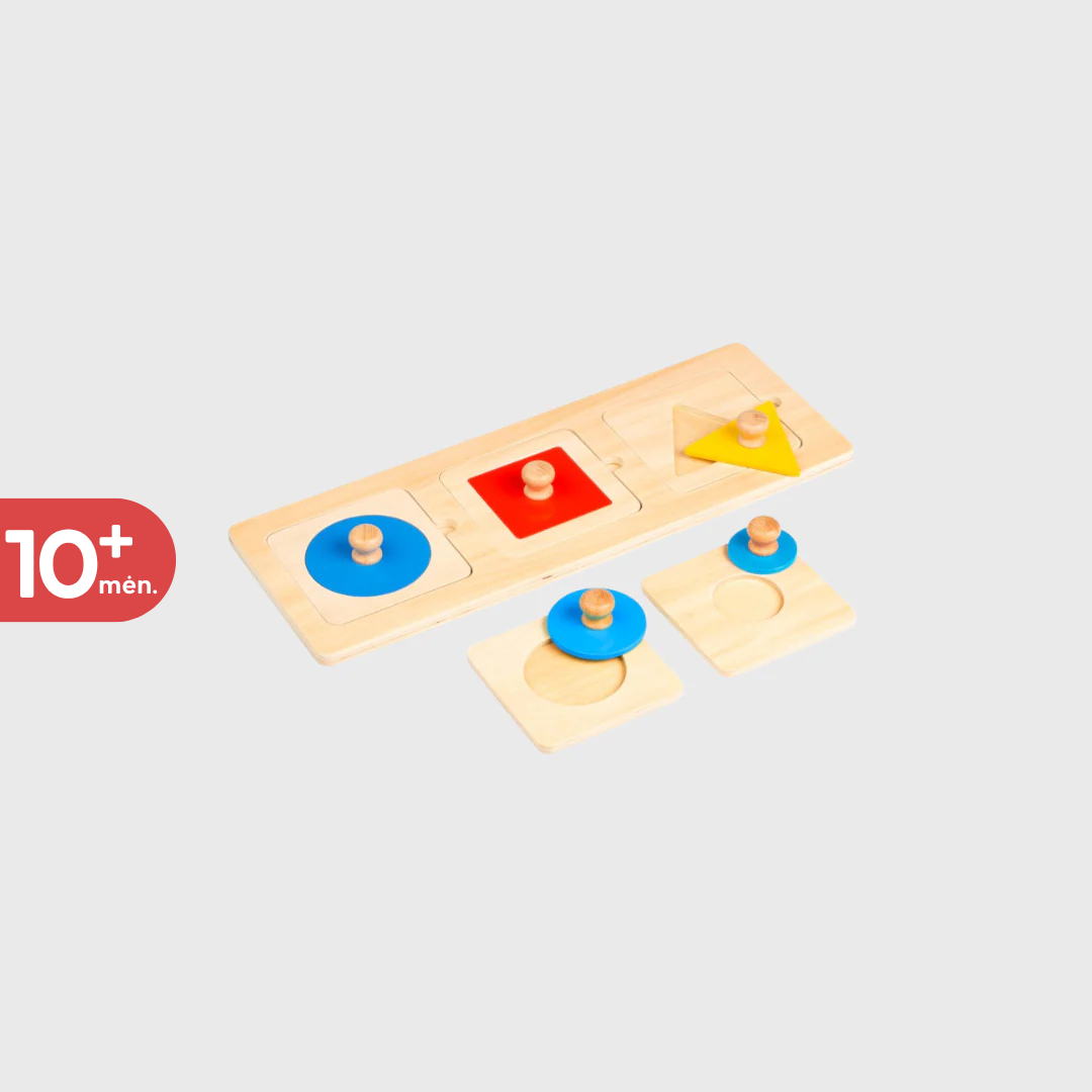 Geometric shape puzzle 2in1