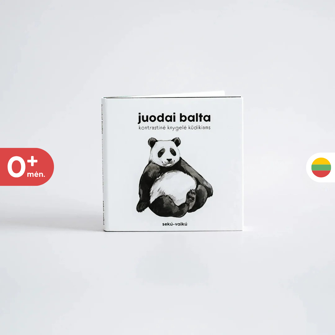 Black and white contrast book for babies