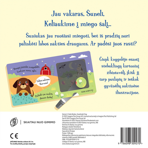 Interaktyvi knyga "Labanakt, šuniuk"