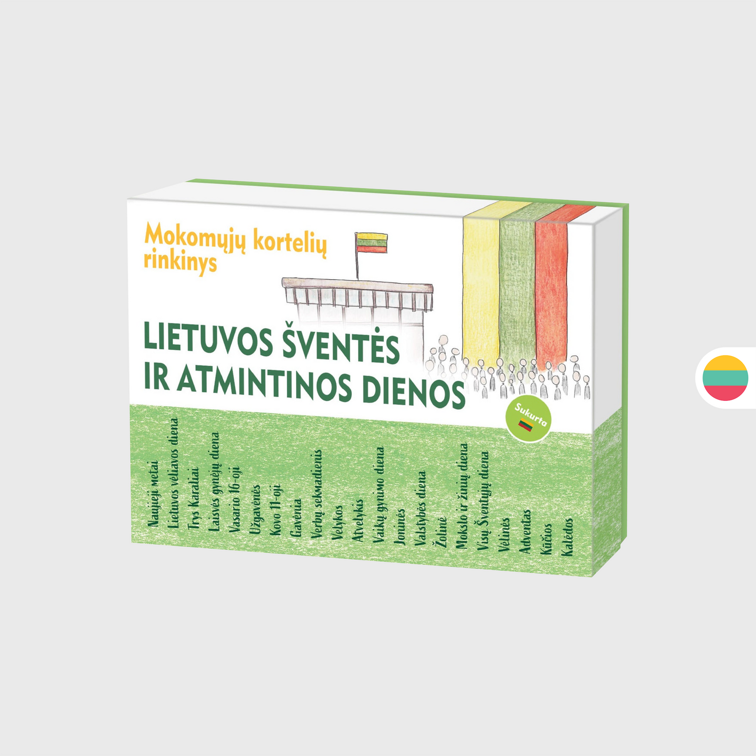 Mokomosios kortelės - Lietuvos šventės ir atmintinos dienos