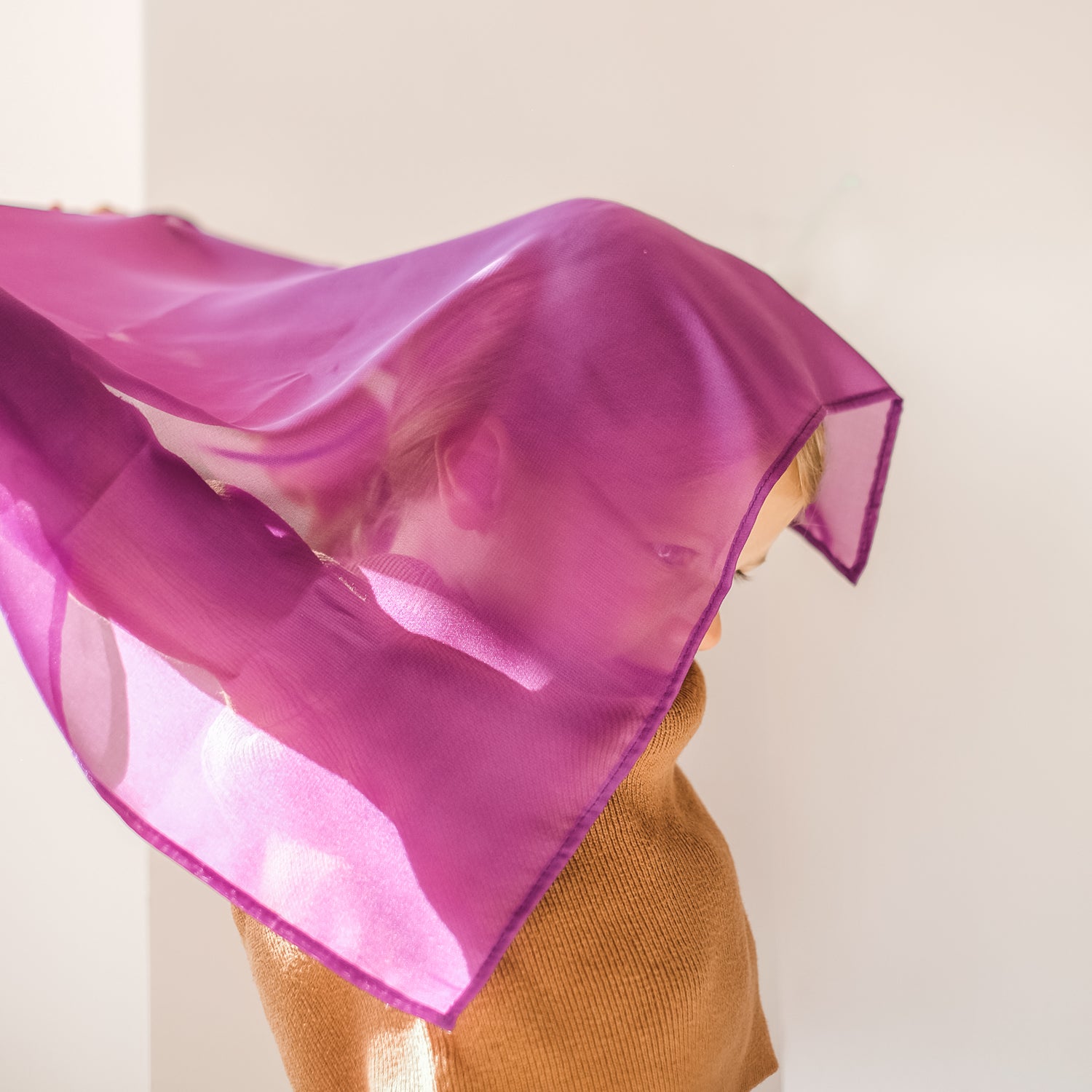 7 skarelių rinkinys (43x43) - vaivorykštė