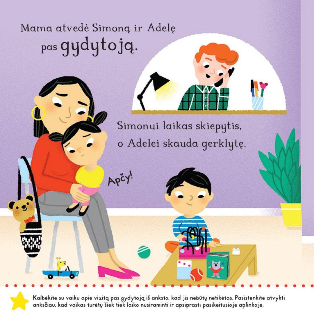 Knyga "Keliaujame pas gydytoją"