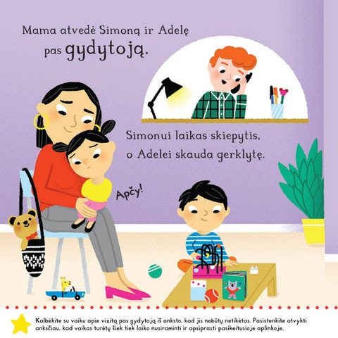 Knyga "Keliaujame pas gydytoją"