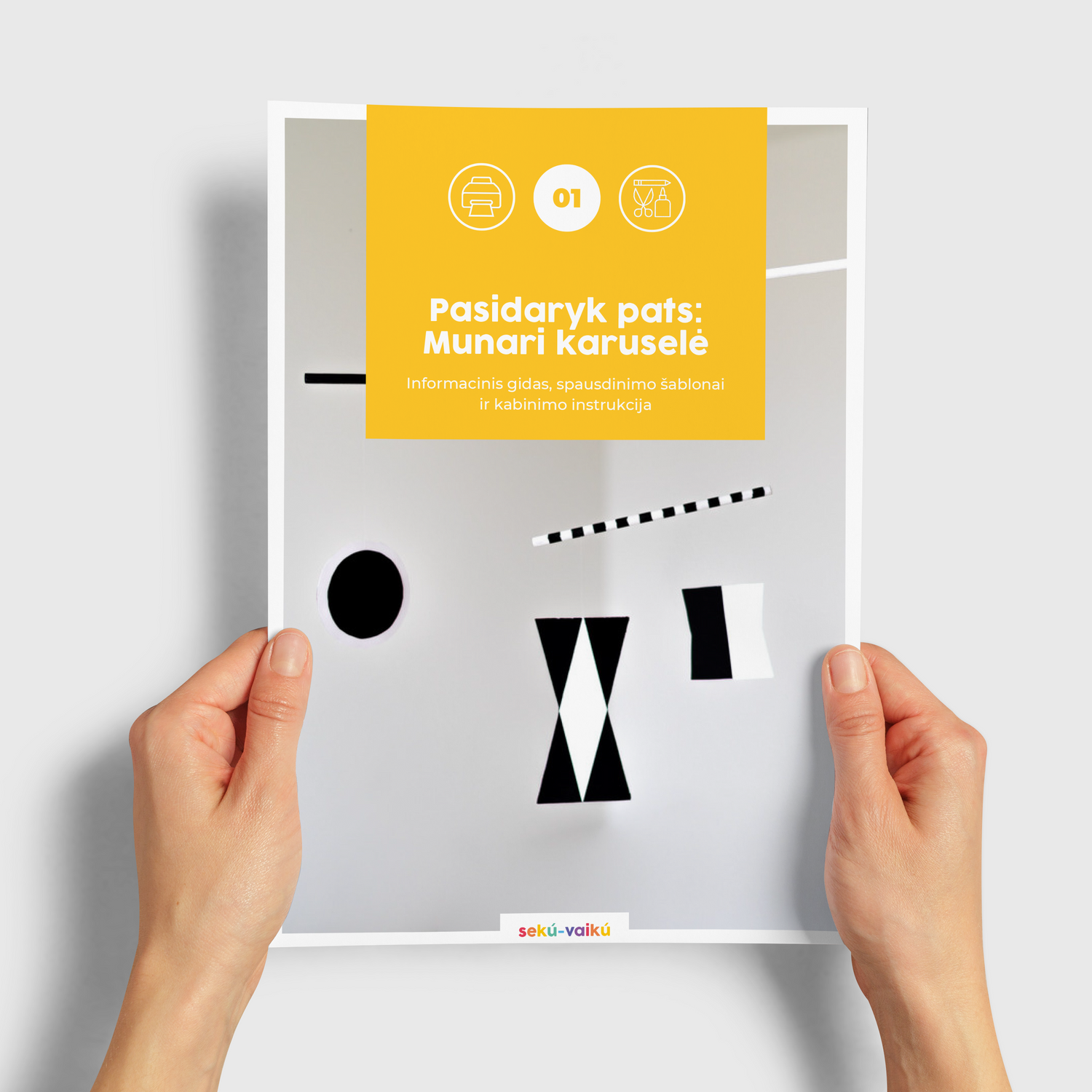 Pasidaryk pats: Munari karuselė naujagimiui