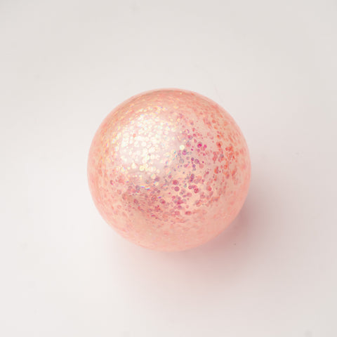 Ratatam kamuolys - 10 cm - rožiniai blizgučiai